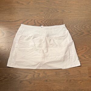 White Women's Tennis Skort